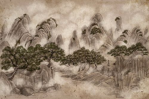 Paysage taoïste - Partie 1 - La rivière | Binlarto, Indonésie