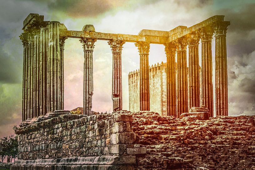 Roman temple by Freddy Hoevers