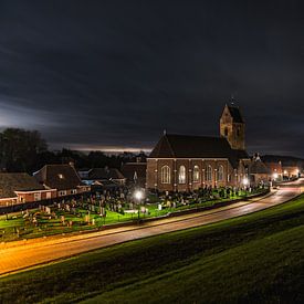 Kerkje Wierum by Douwe van der Leij