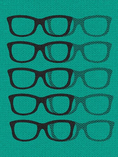 Glasses Black & Blue