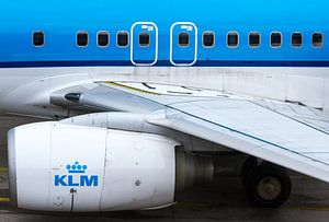 Le Boeing 737-800 PH-BGA de KLM à l'aéroport de Schiphol
