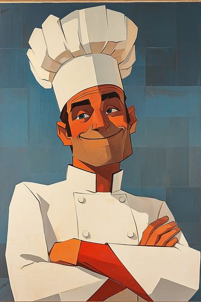 Chef Chef | Confident Culinary Master by OMG Art