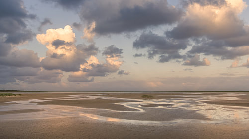 Ein Abend auf dem weitläufigen Watt von Schiermonnikoog