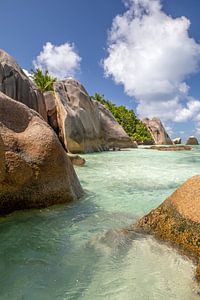 Traumstrand Anse Source d'Argent (La Digue / Seychellen)