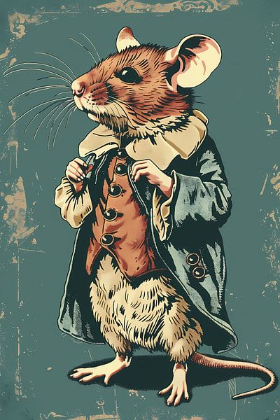 vintage mouse clothing by Imperial Art House