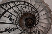 Old spiral staircase