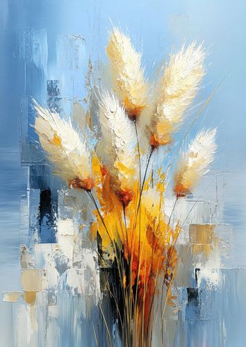 Pampas & bloesems - Moderne bloemsierkunst