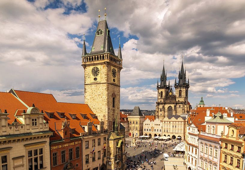 Old Town Square Prague by Ilya Korzelius