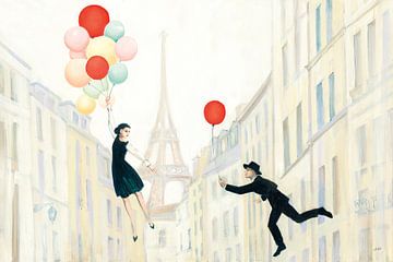 Aloft In Paris I, Julia Purinton by Wild Apple