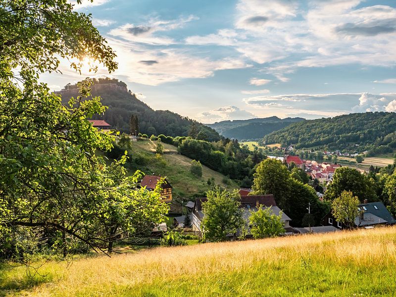 Pfaffenberg Königstein, Sächsische Schweiz - Elbtal von Pixelwerk