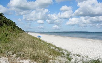 Prora strand,Oostzee,Eiland Rügen van Peter Eckert