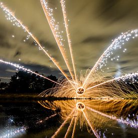 Lightpainting 10 van Eugene Klinkenberg