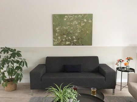 Fleur d'amandier de Vincent van Gogh (vert kaki)