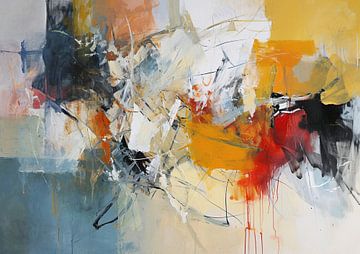Dynamic Contrast | Abstract Expressionism by ARTEO Paintings