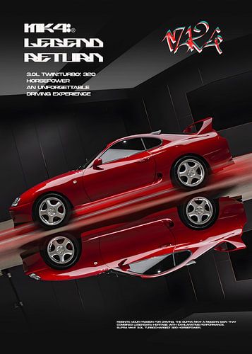 Toyota Supra MK4 Poster
