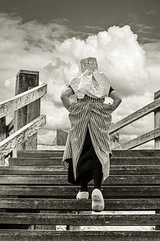 L'escalier de la plage