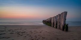 Buhnen an der niederländischen Küste von Toon van den Einde
