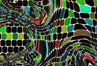 Tiles and waves van Roswitha Lorz thumbnail