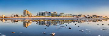 Duhnen bij zonsondergang van Voss fotografie