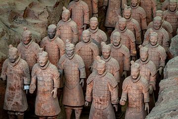 Het Terracottaleger van Xian in China van Roland Brack