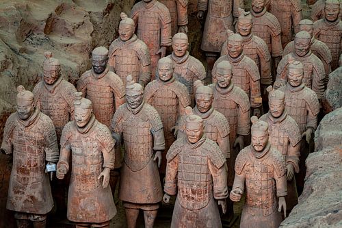 The Terracotta Army of Xian in China