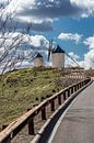 Don Quixote windmills landscape in Spain. by Carlos Charlez thumbnail