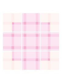 Minimalistisch beige & roze gingham illustratie van Amber