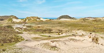 Schoorl mit Blick auf die Dünen und die Nordsee von eric van der eijk