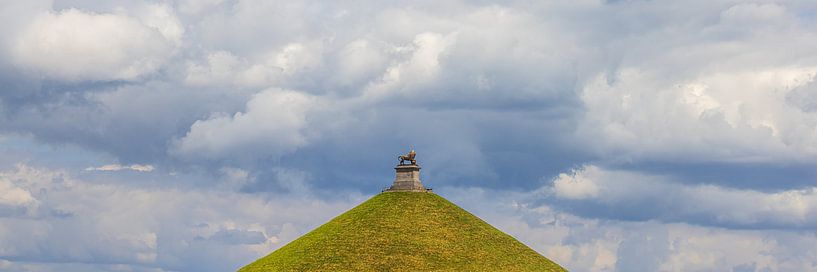 Panorama of the Lion of Waterloo, Eigenbrakel, Walloon Brabant, by Henk Meijer Photography