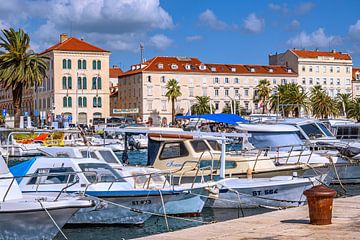 Kroatië : Haven indrukken uit Split van Photoart-Naegele