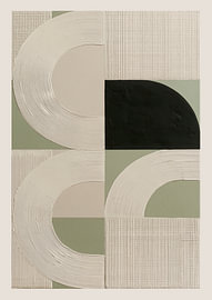 Halbe Kreise, völlige Ruhe von Color Square