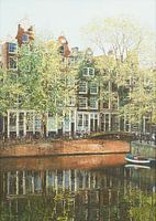 Schilderij: Brouwersgracht, Amsterdam