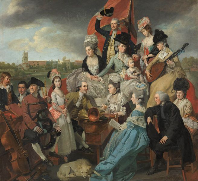 The Sharp Family, Johan Zoffany by Masterful Masters