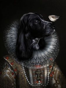Lady Spaniel und der Dudelsackspieler