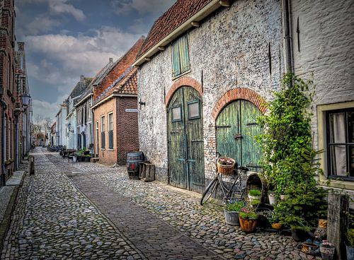 Oud Hollands straatje in Elburg