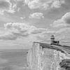 Phare de Belle Tout le long de la côte crayeuse à Eastbourne, Angleterre sur Jan Fritz