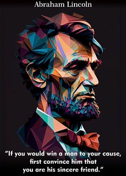 Abraham Lincoln Quotes by WpapArtist WPAP Artist