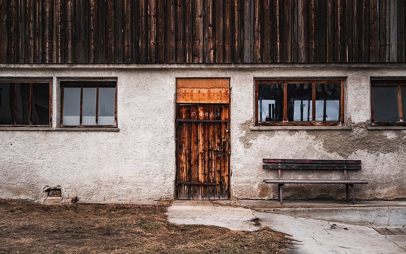 Door of an old barn by Michael Fousert