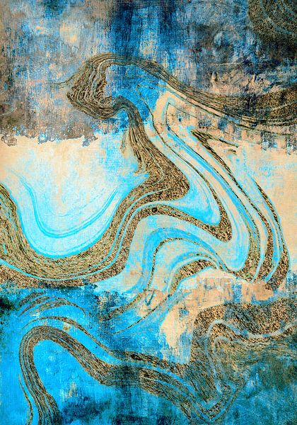 North Sea waves by Mad Dog Art