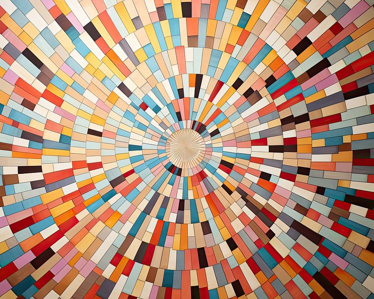 Geometric Mandala 8696 by Abstract Painting