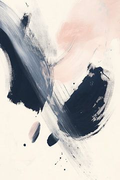 Colour intoxication of silence - abstract painting by Poster Art Shop