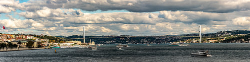Panorama Bosporus und Bosporusbrücke