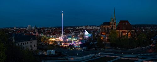 Altstadtfrühling Erfurt bei Nacht – Domplatz zwischen Geschichte und Licht