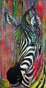 Zebra-Farben von Kathleen Artist Fine Art Miniaturansicht
