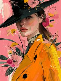 Super buntes "Mode" Porträt von Carla Van Iersel