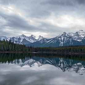 Threatening air at a lake in Canada by Corno van den Berg