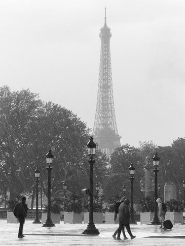 Paris in the rain