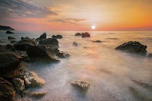 Coucher de soleil doré