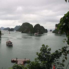 Vietnamese Landscape River by mathieu van wezel