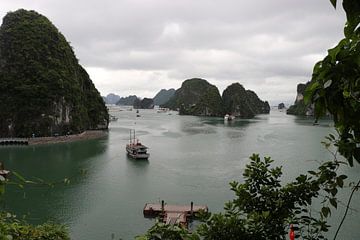 Rivière du paysage vietnamien sur mathieu van wezel